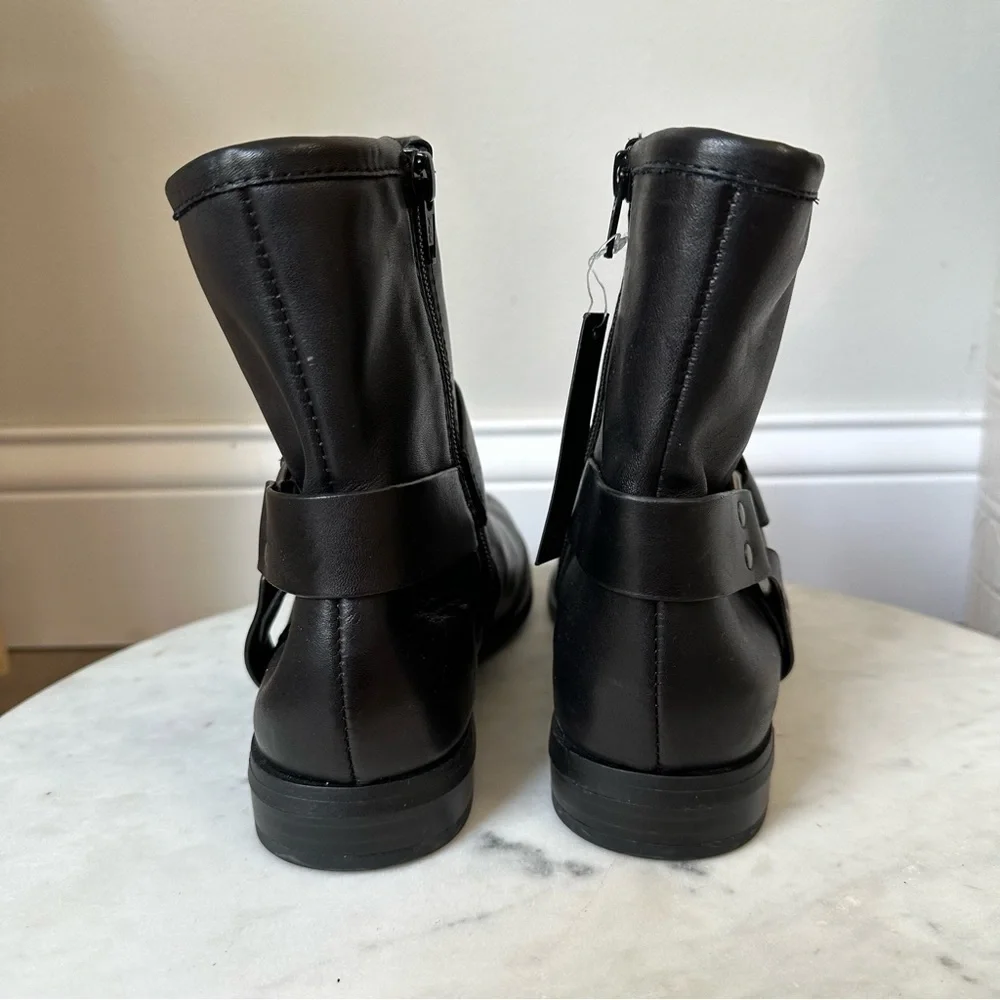 New! House of Harlow 1960 Portia Black Leather boots women’s size 6.5
